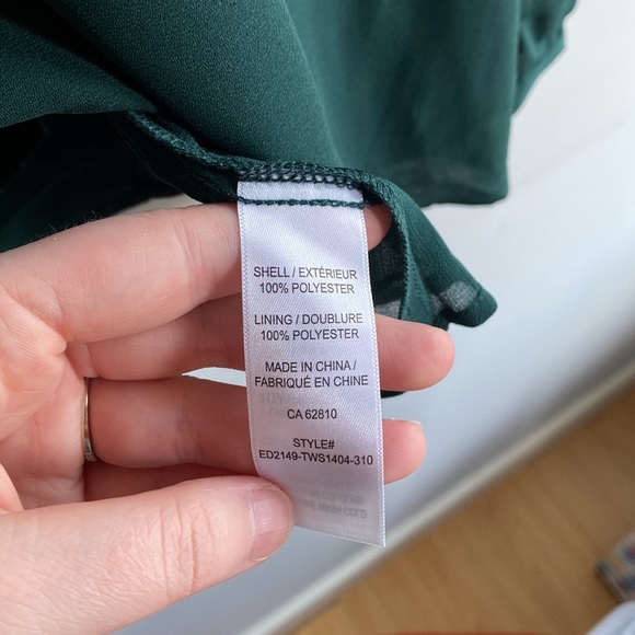 Forest Green Blouse from Ricki’s Size 16 - Picture 7 of 8